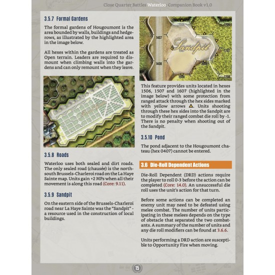 Close Quarter Battles Waterloo - Companion Book
