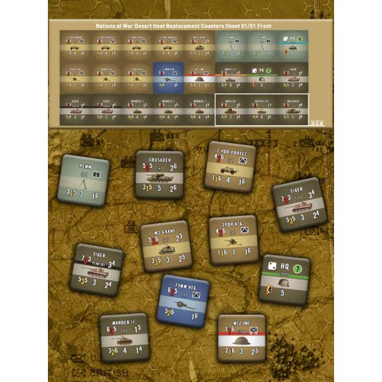 Nations At War: Desert Heat 2nd Edition