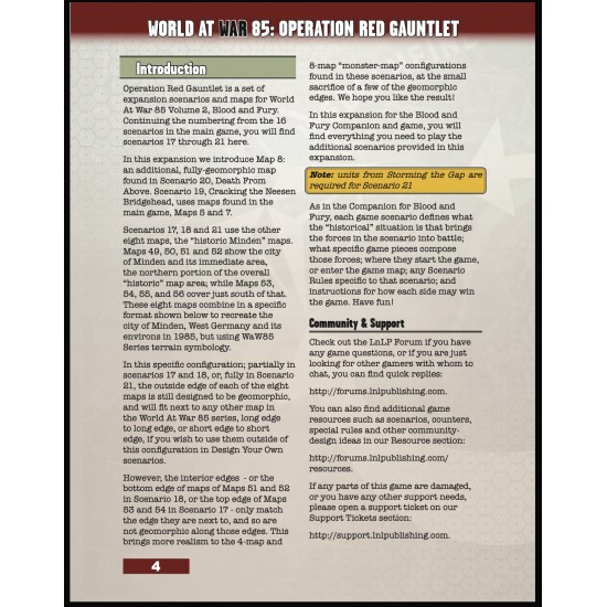 World At War 85: Blood and Fury Expansion Operation Red Gauntlet