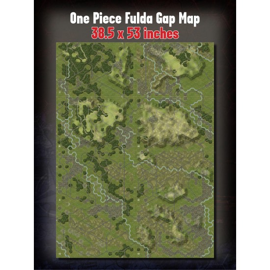World At War 85: Storming the Gap Premium Canvas Map